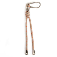 Creative Iridescent Braid Rope Keychain Carabiner Key Ring For Backpack Pendant Accessorie Hanging Cord Jewelry