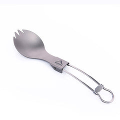 Widesea Camping Tableware Titanium Spoon Fork Knife Folding Picnic Cutlery Tourist Kitchen Outdoor untensils Hiking Trekking
