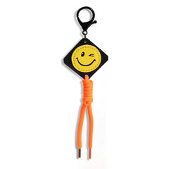 Creative Iridescent Braid Rope Keychain Carabiner Key Ring For Backpack Pendant Accessorie Hanging Cord Jewelry