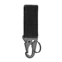 2pcs Tactical Hanging Buckle Molle Nylon Webbing Belt Triangle Buckle Outdoor Climbing Tool Accessory Carabiner Keychain