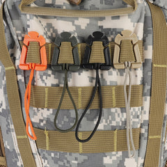 1/2/5Pcs Molle Backpack Buckle Carabiner Clips Outdoor Nylon Bag Hanger Hook Clamp EDC Carabiner Survival Gear Tools