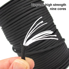 Camping Climbing Rope Outdoor Lanyard Parachute Cord 4mm Diameter Portable Trekking Mountaineering Traction Strap
