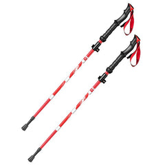 BSWOLF Trekking Poles 2PC Collapsible Lightweight Hiking Poles Adjustable Hiking Poles for Hiking Camping Mountaining Trekking