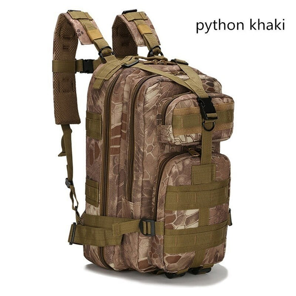 25-30L 800D Nylon Waterproof Outdoor SWAT Tactical Rucksacks Military Hiking Camping Sports Backpack Travel Trekking Fishing Bag