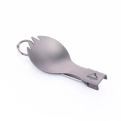 Widesea Camping Tableware Titanium Spoon Fork Set Picnic Cutlery Tourist Untenils Outdoor Cookware Kitchen Hiking Trekking