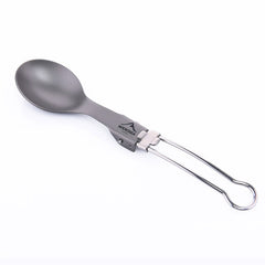 Widesea Camping Tableware Titanium Spoon Fork Knife Folding Picnic Cutlery Tourist Kitchen Outdoor untensils Hiking Trekking